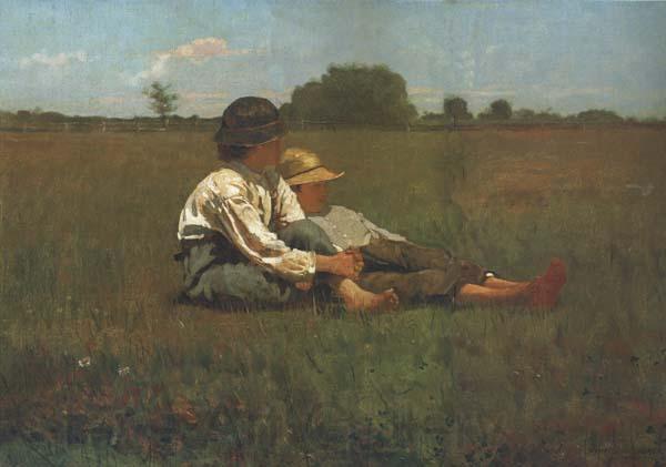 Winslow Homer Boys in a Pasture (mk44) Spain oil painting art